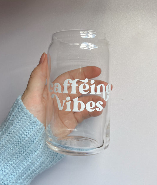 Caffeine Vibes Glass