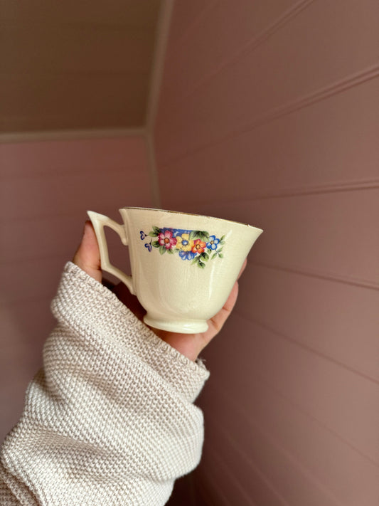 Cottage Core Cup and Saucer