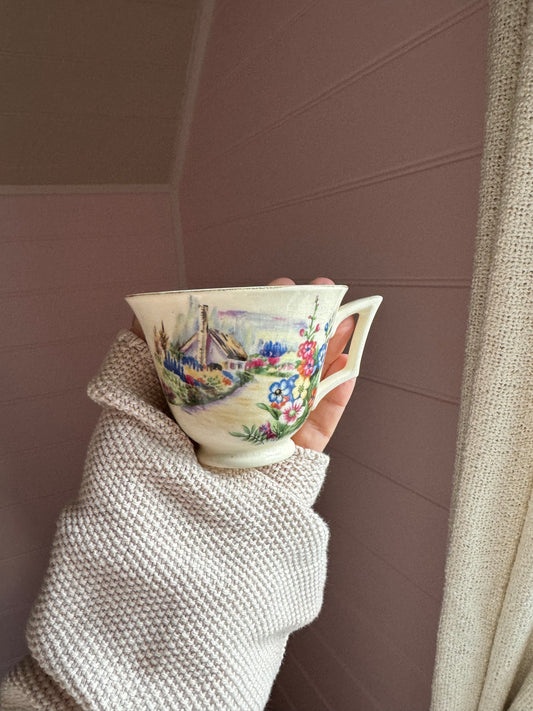 Cottage Core Cup and Saucer