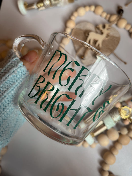 Merry & Bright Mug - Pine